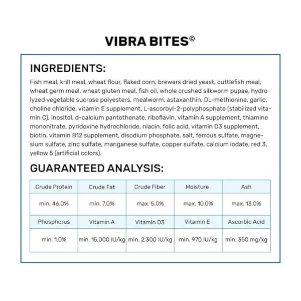 Hikari Tropical Vibra Bites Stick – Vegetable Flavour, 73g | Nutritious Worm-Like Fish Food for All Life Stages - Image 4